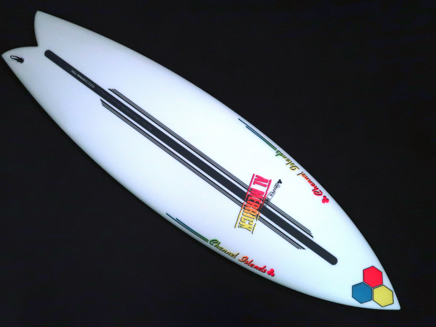 Fish Beard 5'11 SPINE-TEK レッド/イエロー/ブルー