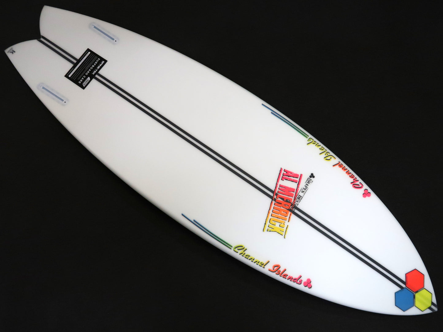 Fish Beard 5'11 SPINE-TEK レッド/イエロー/ブルー