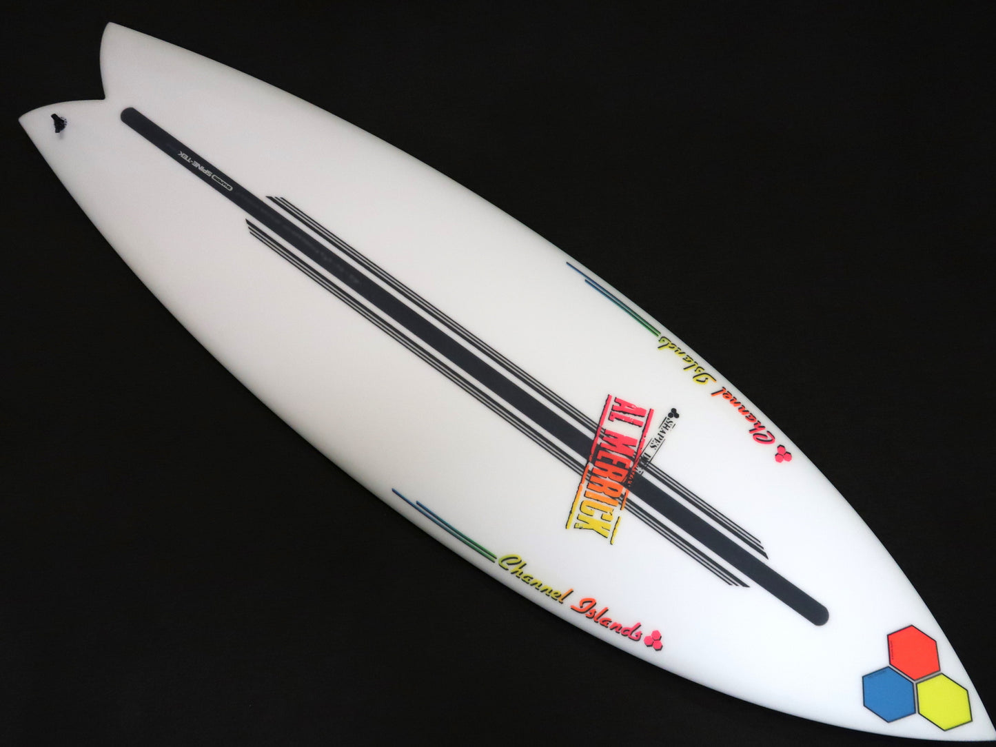 Fish Beard 5'11 SPINE-TEK レッド/イエロー/ブルー