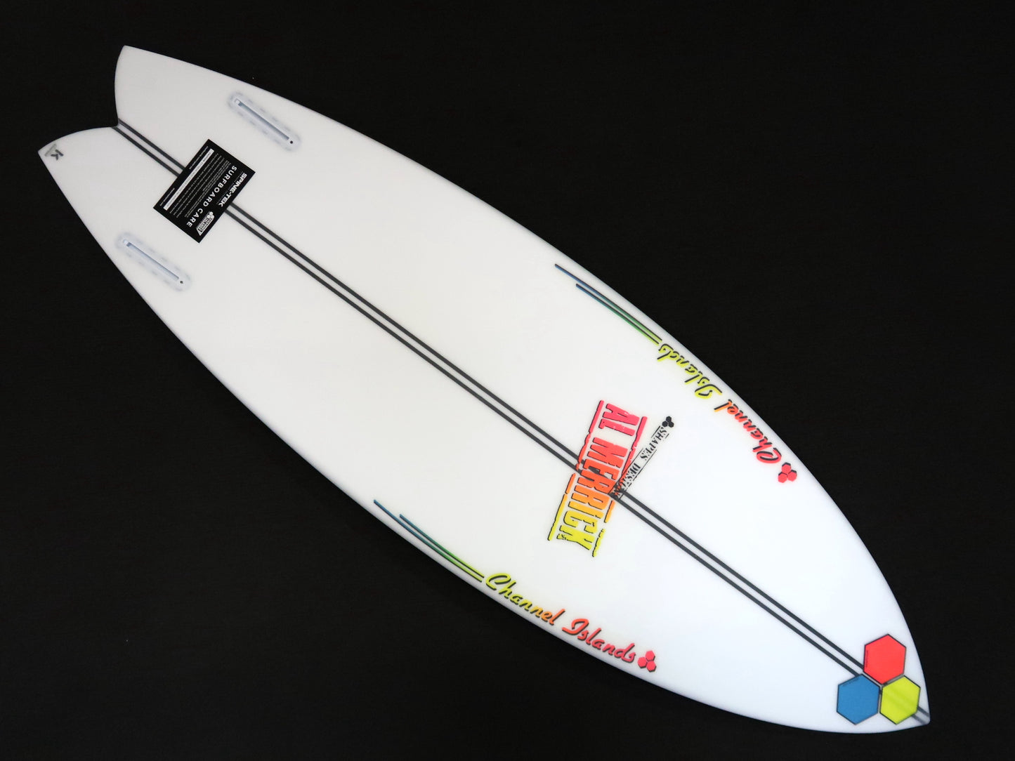 Fish Beard 5'5 SPINE-TEK レッド/イエロー/ブルー