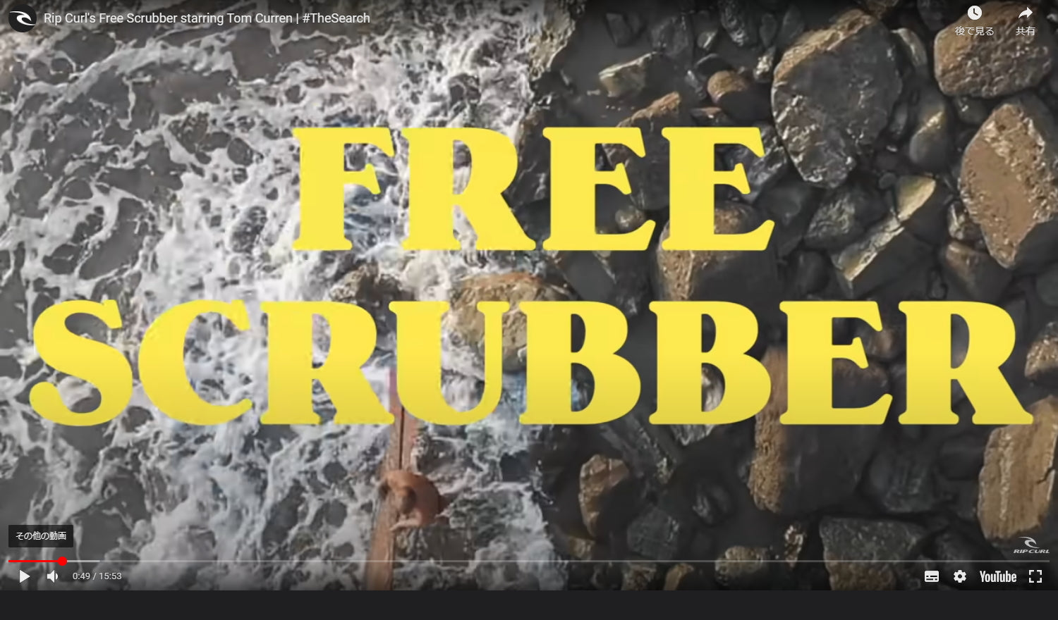 動画を読み込む: アルメリック フリースクラバー（FREE SCRUBBER）のライディング動画